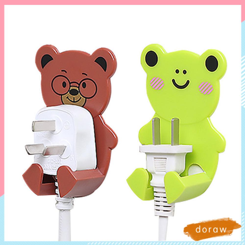 Set 2 móc treo phích gắn tường hình động vật xinh xắn tiện lợi