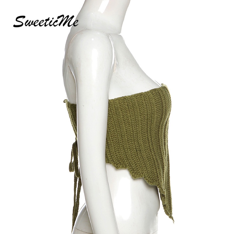 Sweeticme Áo Dệt Kim Hở Vai Gợi Cảm 2021 | BigBuy360 - bigbuy360.vn