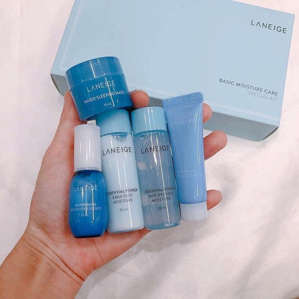 Set 5 món dưỡng ẩm Laneige Basic Moisture Care Speical Kit