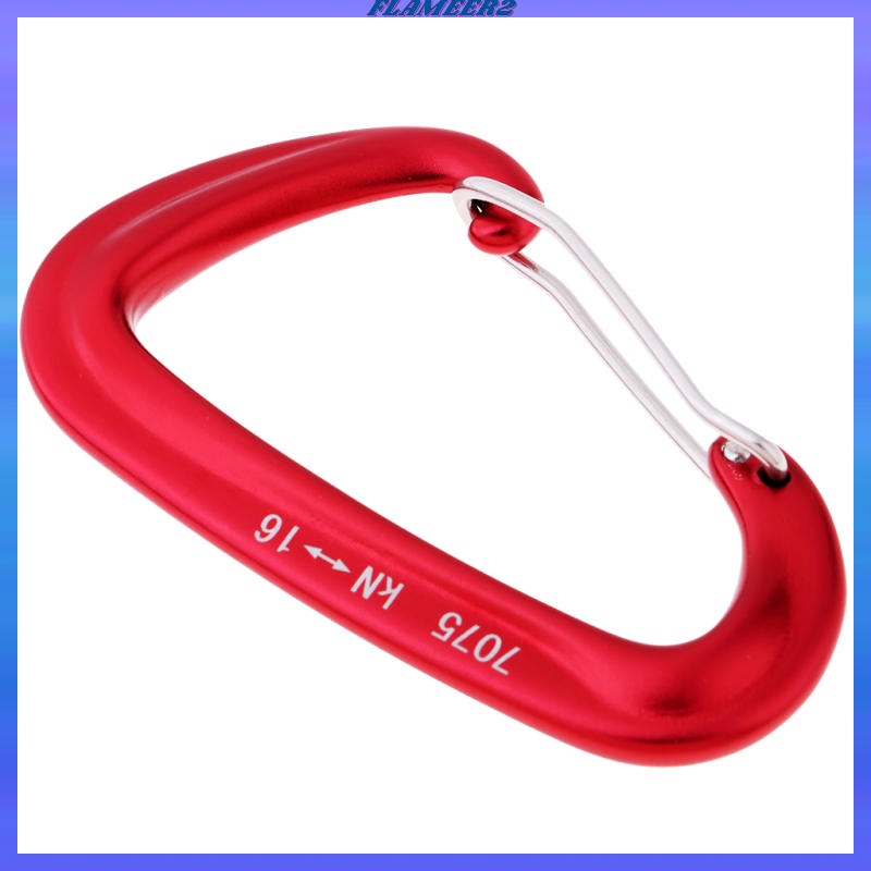 Móc Khóa Dây Lò Xo Chữ D Siêu Nhẹ 16KN Cho Leo Núi Đá