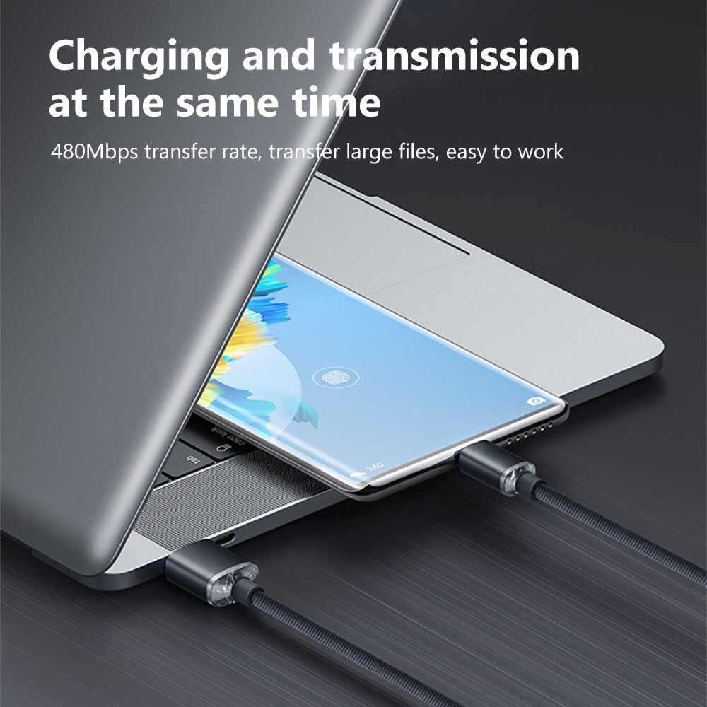 Dây Cáp Sạc Nhanh 7A USB C 120W Cho Huawei Samsung Xiaomi