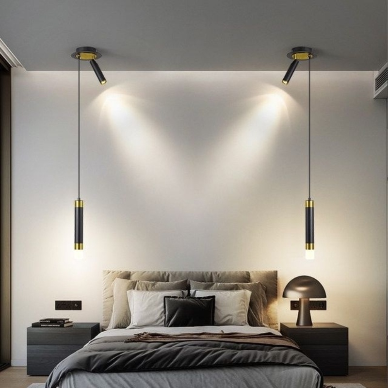Hiện Đại ĐèN Thả TrầN ĐèN ĐầU GiưỜNg Phòng Ngủ ĐèN Thả Trang Trí Đèn Chùm Phòng Khách GiảN BắC ÂU Led ĐèN Treo Trần