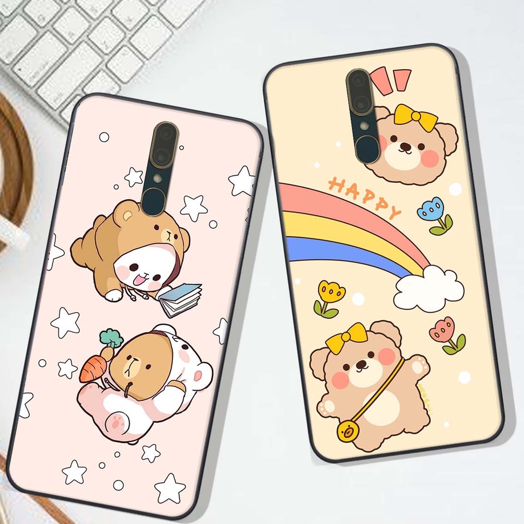 Ốp lưng Oppo F11 in hình Gấu xinh xắn, Bò sữa đáng yêu,  ĐẸP -  RẺ - XINH - ĐỘC ĐÁO