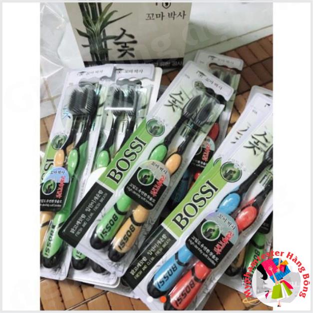 (SIÊU RẺ) Set 4 bàn chải đánh răng than tre Hàn quốc