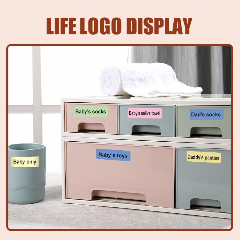 Cuộn miếng dán nhãn NIIMBOT D11 D110 D101 in nhiệt dành cho ghi giá trang trí trong cửa hàng