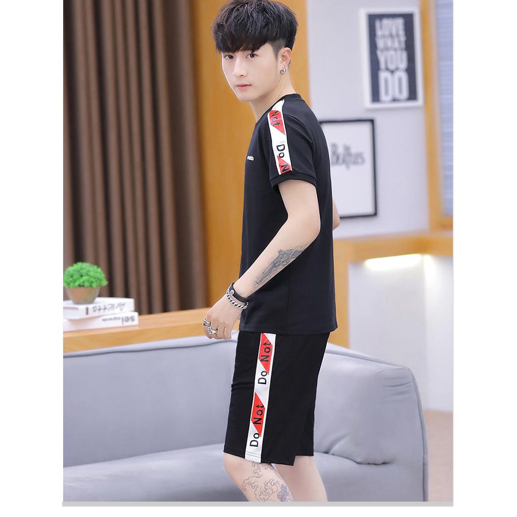 [FREESHIP TOÀN QUỐC]  Set bộ đồ quần áo thể thao nam mùa hè thun ca gian 2 chiều cực mát DT2S | BigBuy360 - bigbuy360.vn