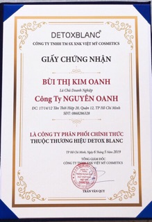 Nạ thải độc số 1 Detox Blanc (mẫu mới)