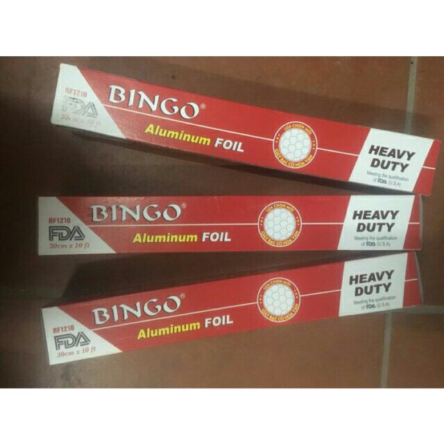 1 Giấy bạc nướng thịt, cá.( 1 hộp 1m)