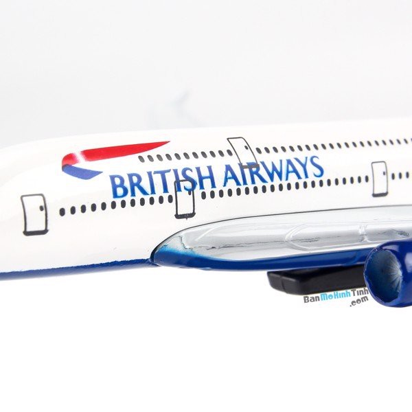 Mô hình máy bay British Airways Airbus A380 16cm Everfly