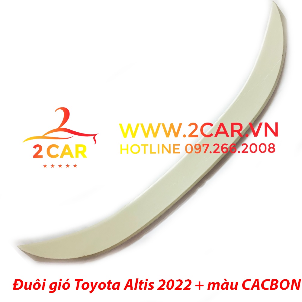 Đuôi gió liền cốp xe Toyota Altis 2022 2023 bản Mộc về tự sơn theo màu xe