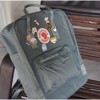 Balo kanken frostgreen ( tặng kèm pin cài )