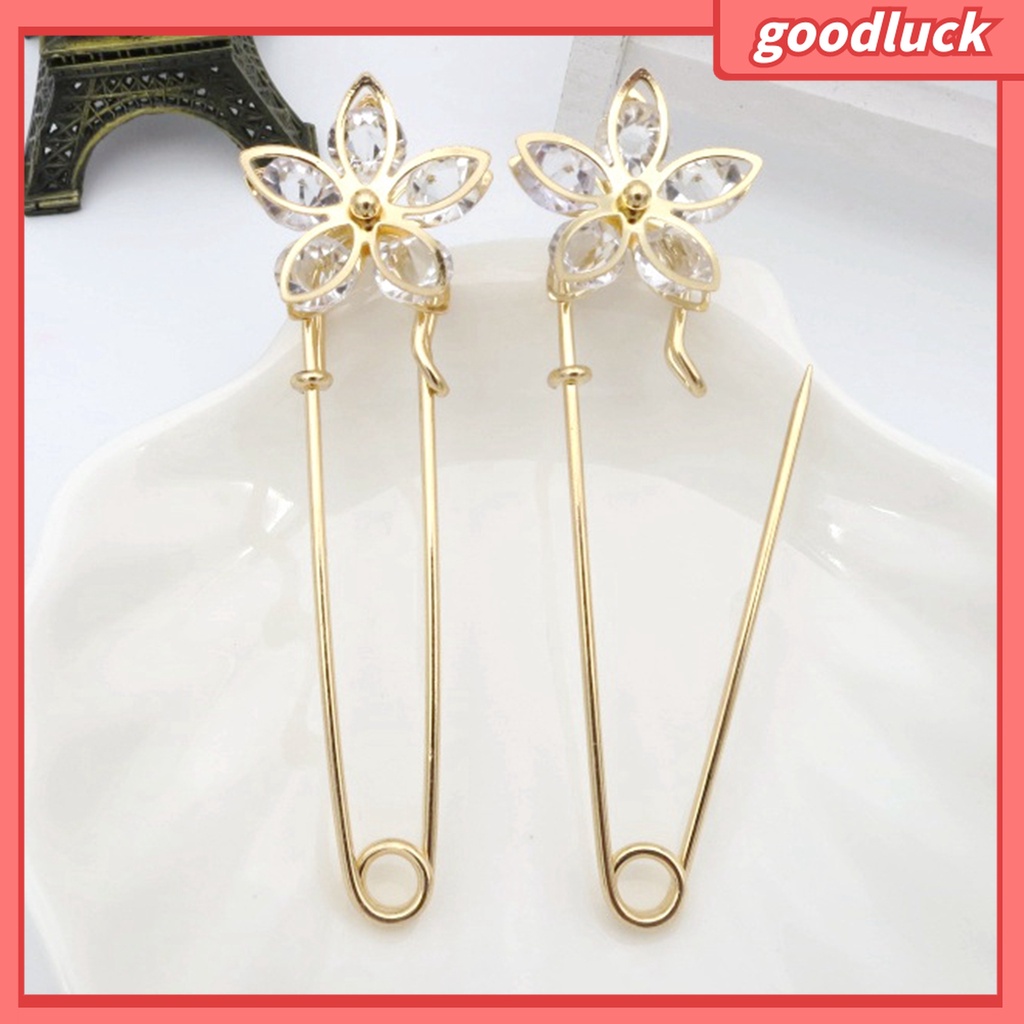 Goodluck| Ghim Cài Áo Hình Bông Hoa Đính Ngọc Trai Giả Thời Trang Dành Cho Nữ