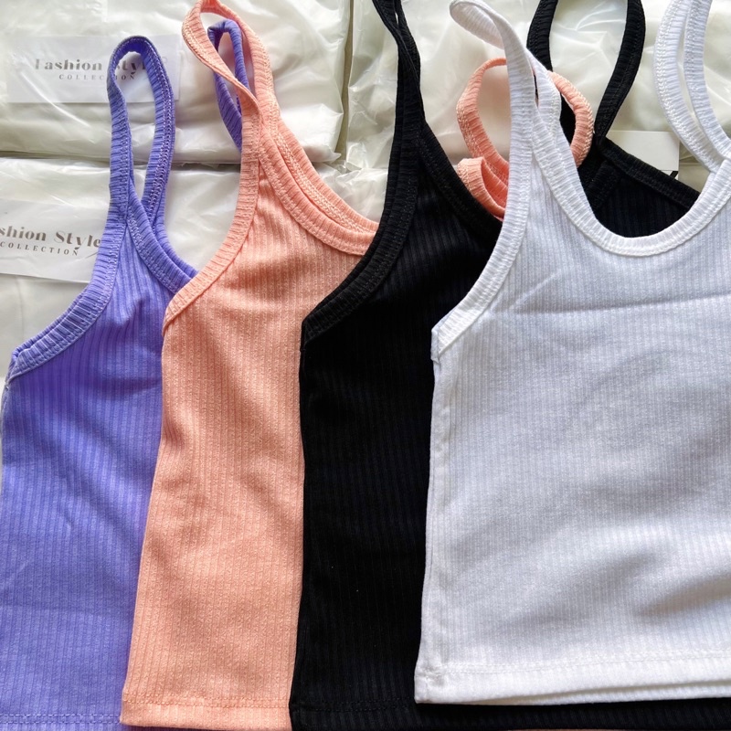 Áo Croptop Nữ Hai Dây Lệch Vai - Tharo Clothing [AO00005]