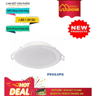 Bão sale đèn led downlight philips 59203 10w 900lm, lỗ cắt 125mm trắng/ vàng