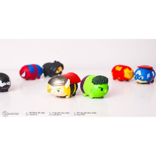 Mô hình chibi heo 8 con Avengers tsum tsum