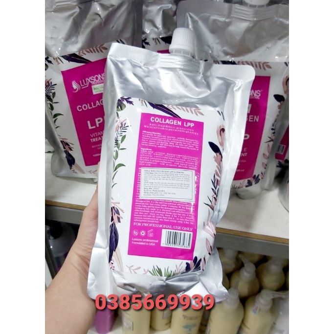 HẤP PHỤC HỒI CHUYÊN SÂU LPP COLLAGEN  MỀM MƯỢT 1000ml
