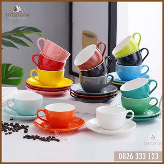Cốc Capuchino Cao Cấp 220ml - [SETUP TRỌN GÓI LY CỐC CÀ PHÊ TRIẾT KHẤU CAO]