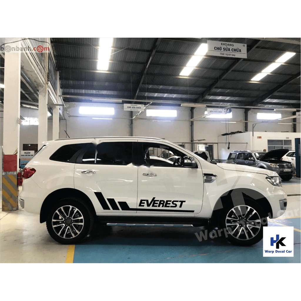 Tem xe everest độc - decal everest