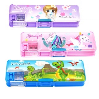 Hộp Đựng Bút học sinh,Bóp viết,bóp đựng bút,Túi đựng bút 3D In Họa Tiết Hoạt Hình Kiểu Hàn Quốc Dễ Thương Cho Bé