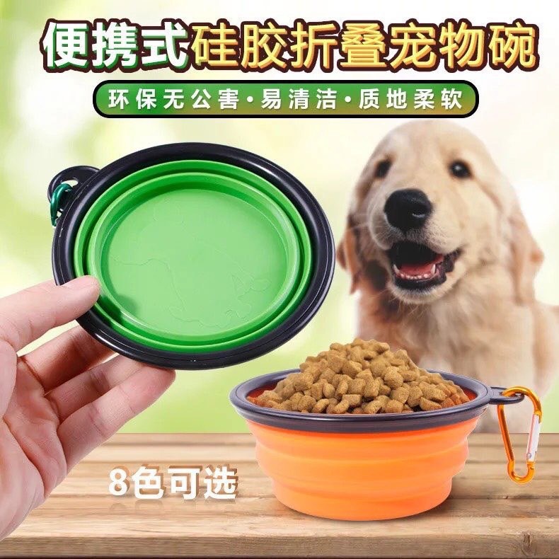 Bát gấp du lịch cho chó mèo