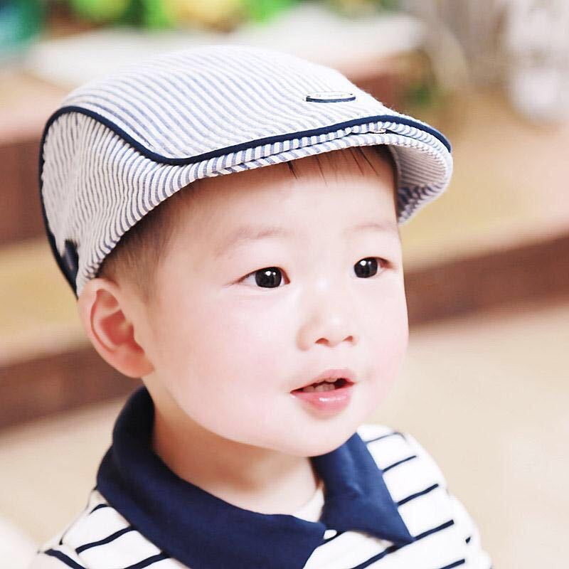 Mũ Beret Mỏng Phong Cách Mới Cho Bé Trai