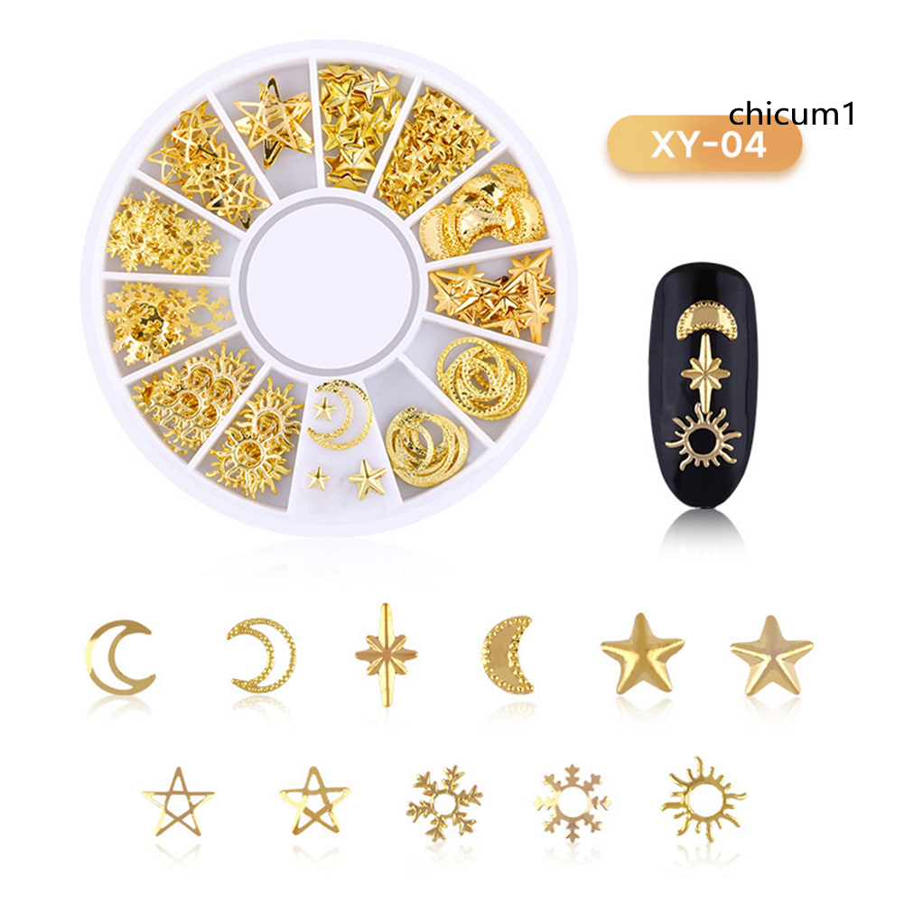 [Hàng mới về] Hộp phụ kiện trang trí móng tay 3d chất lượng cao