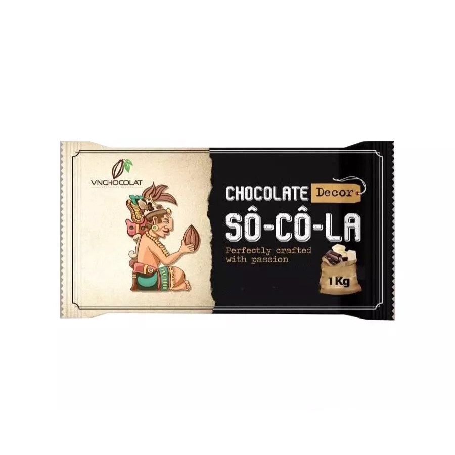 Socola Chocolate Decor Đen 1kg
