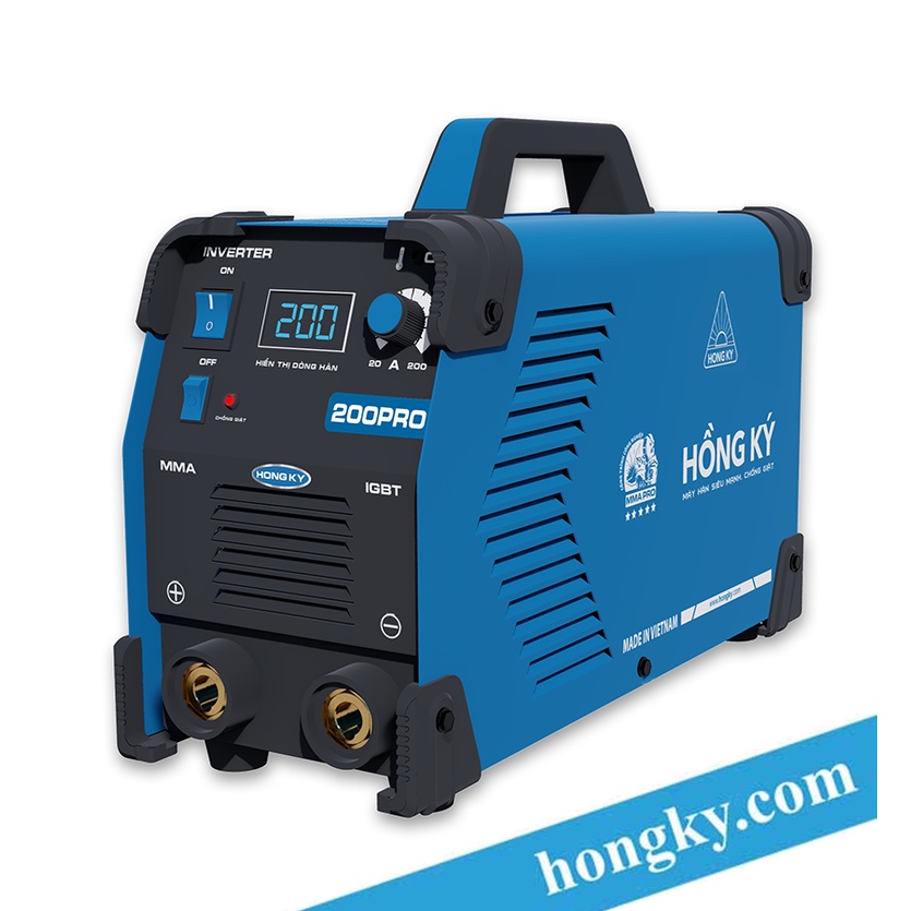 Máy hàn điện tử MMA 200PRO - Hồng Ký - Dòng cap cấp