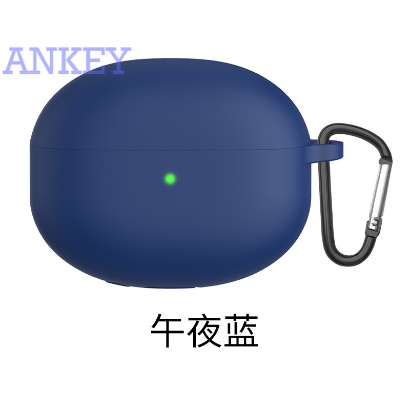 MI FlipBuds Xiaomi Buds 3Pro / 3T Pro / Buds3 Vỏ bảo vệ hộp sạc tai nghe silicon chống sốc chống nước kèm móc cho Xiaomi Buds 3 Pro / 3t Pro / Buds 3 Mi