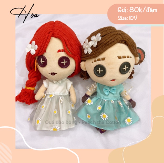 | OUTFIT DOLL | Đàm lưới hoa cho doll IDV