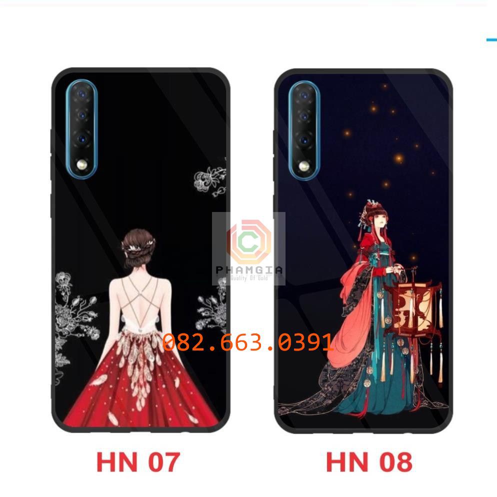Ốp lưng Vsmart Live ép kính chống bể siêu nét, hình dễ thương