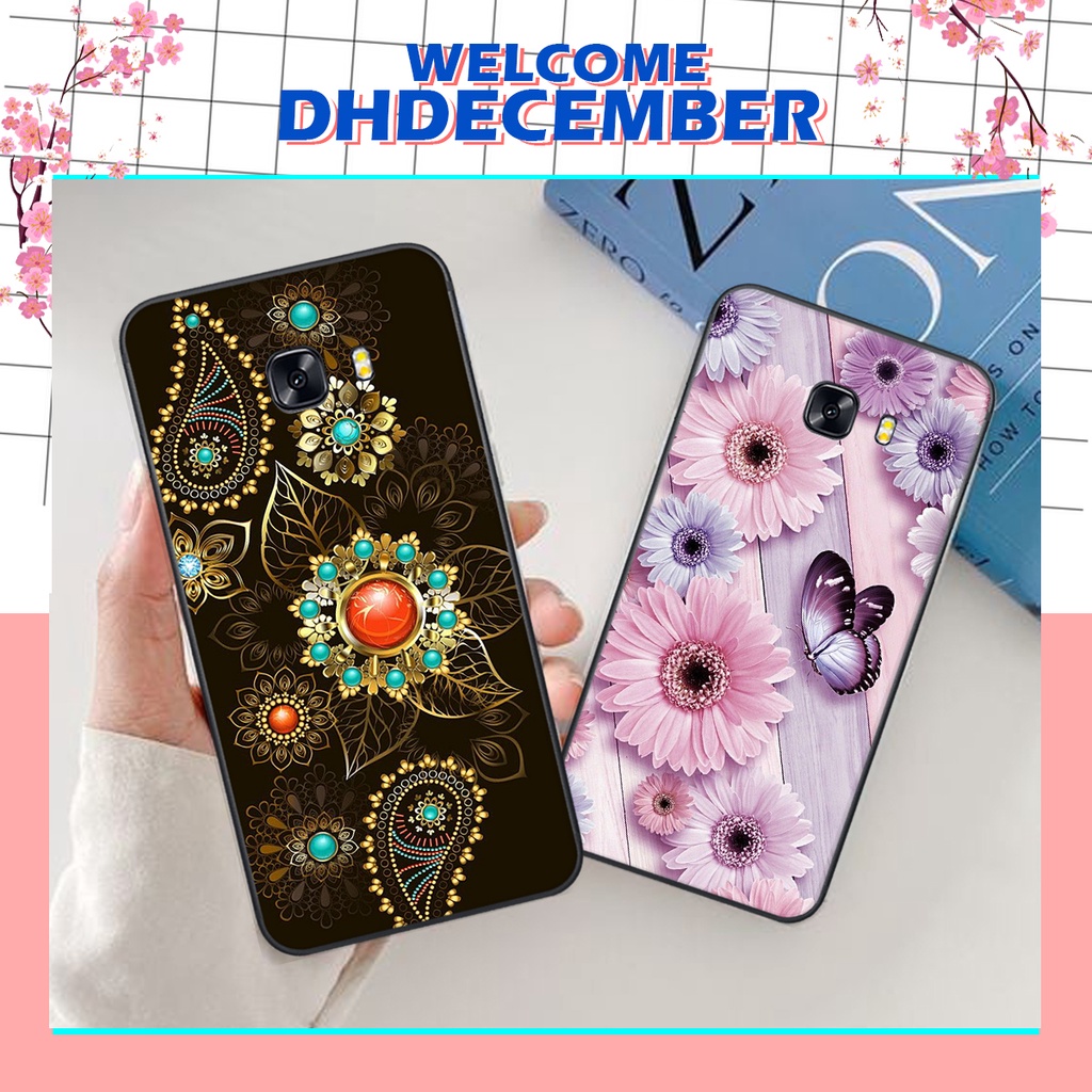 Ốp lưng Samsung Galaxy C9 PRO / A9 PRO in hình hoa tinh tế , mới mẻ DH DECEMBER