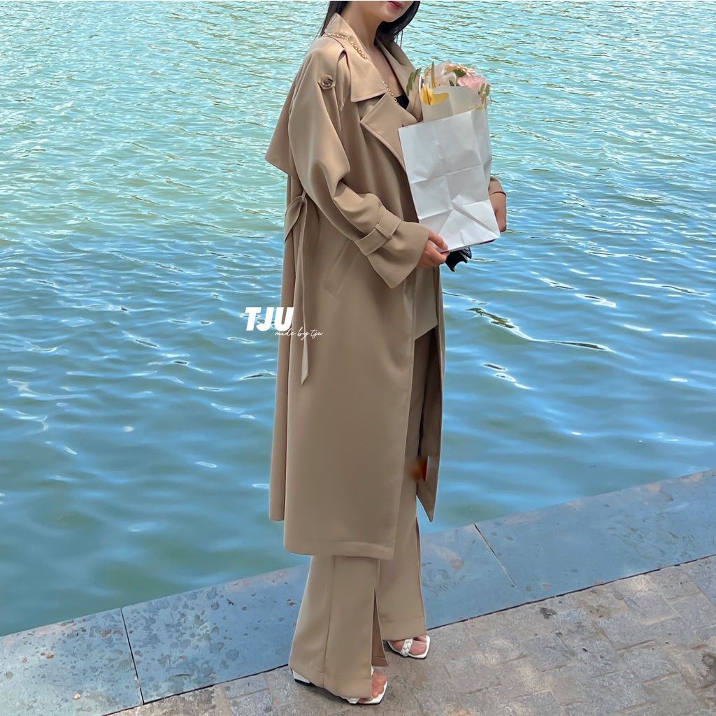 Áo khoác MANTO KOREA dáng dài (T-Ju thiết kế)