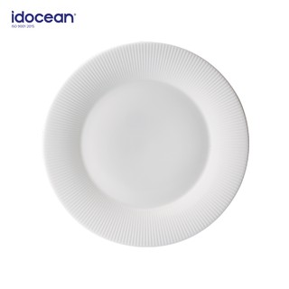 Mua Dĩa Sứ 21cm Màu Trắng LOVERAMICS (Salad Plate) - Bộ Sưu Tập Flute