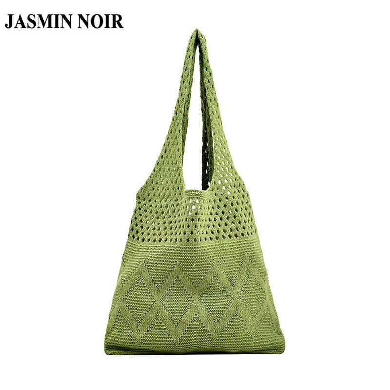 Túi Xách JASMIN NOIR Đan Len Thiết Kế Đơn Giản Thời Trang Cho Nữ