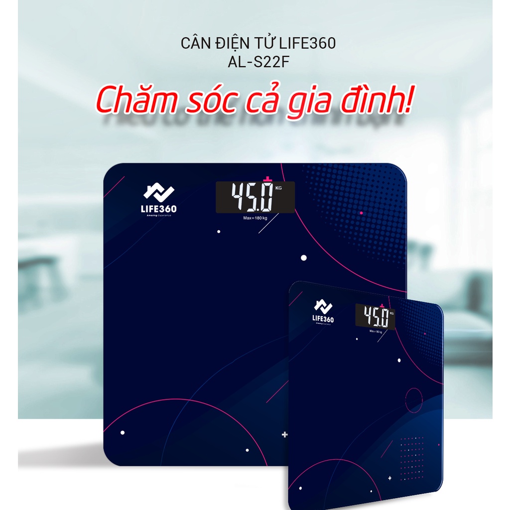 Cân sức khỏe Life360 AL-S22F