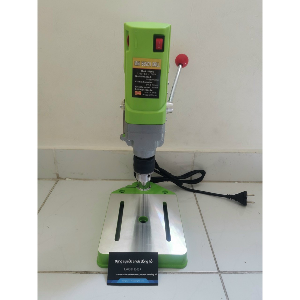 Máy khoan bàn  MINIQ 710W BG-5156E đầu kẹp mũi khoan 1.5-13mm