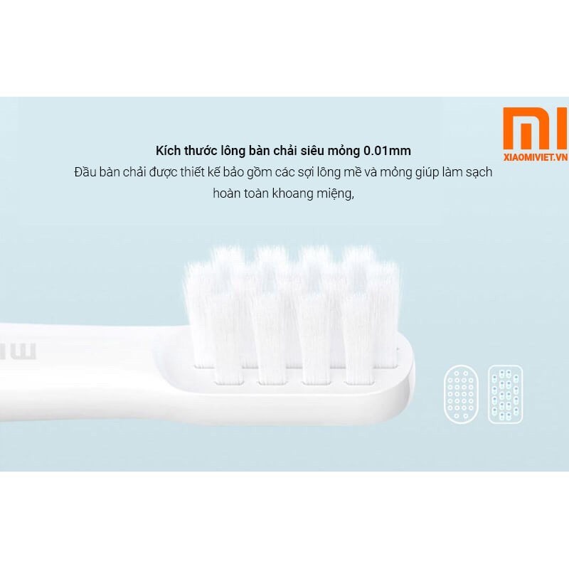 Đầu bàn chải Xiaomi T100 - Đầu thay thế cho bàn chải T100 bộ 3 chiếc Mijia Regular