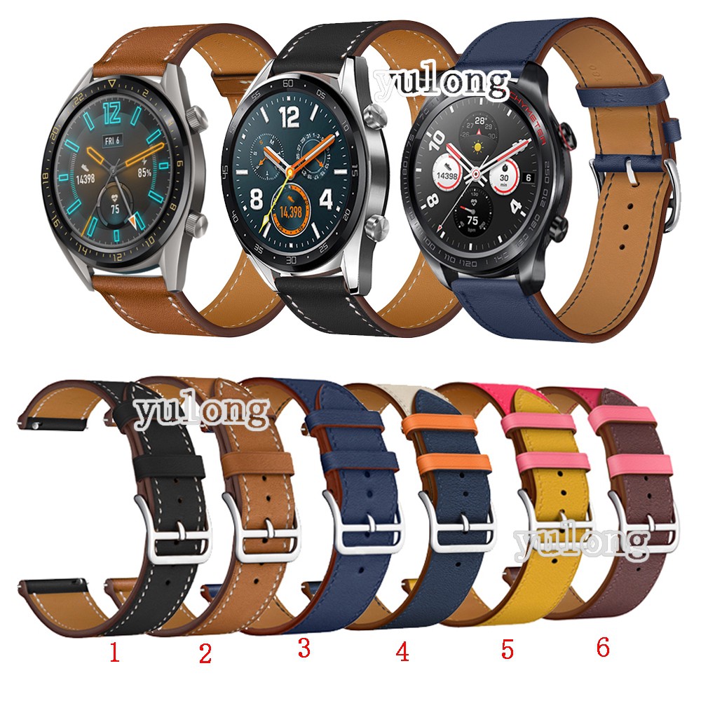 Dây đeo bằng da dành cho đồng hồ thông minh Huawei Watch GT thumbnail