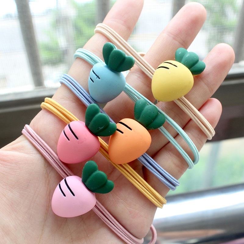 Dây buộc tóc cà rốt dễ thương