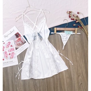 Váy ngủ lụa satin cao cấp quảng châu