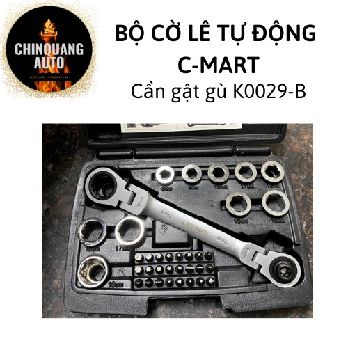 Bộ cờ lê tự động GẬT GÙ C-Mart K0029-C 36 MÓN