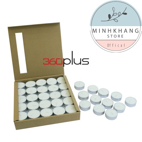 100 VIÊN NẾN LOẠI 1 - TEALIGHT không khói (100 viên)