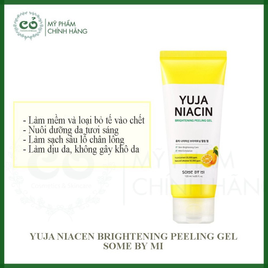 Gel Tẩy Da Chết Some By Mi YUJA Niacin Brightening Peeling Gel 120ml W91