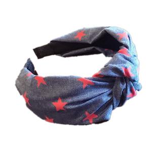 Băng Đô Vải Denim Thời Trang Hàn Quốc