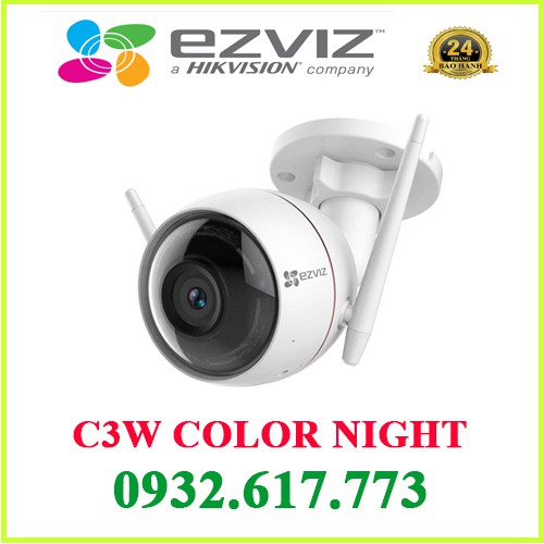 Camera Wifi IP C3W (Color Night Vision), có màu sắc ban đêm,âm thanh 2 chiều, đèn và còi báo