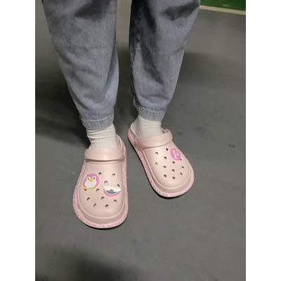 DÉP CROSS ULZZANG VIỀN CHỮ ÊM CHÂN KÈM STICKER