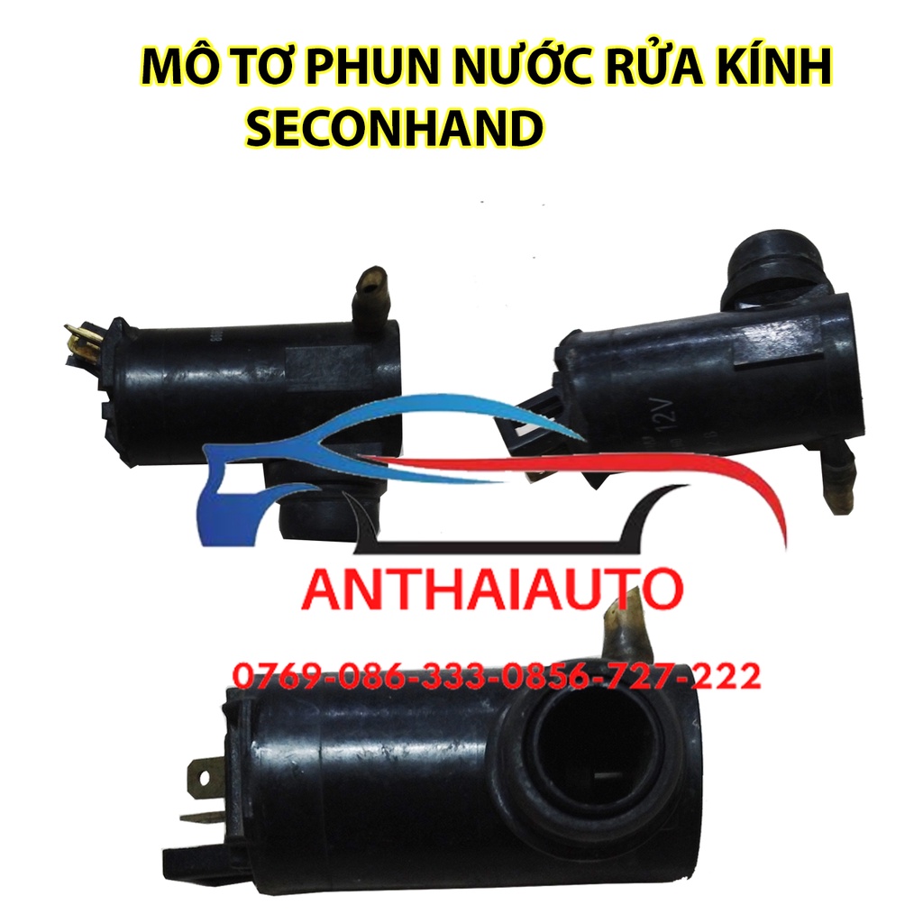 Mô tơ phun nước rửa kính bãi seconhand hỗ trợ thay thế lắp đặt tại Hà Nội