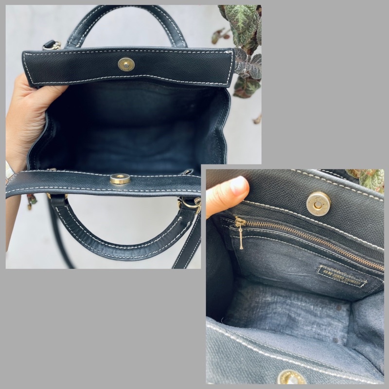 SALE - túi si da thật hiệu Junko