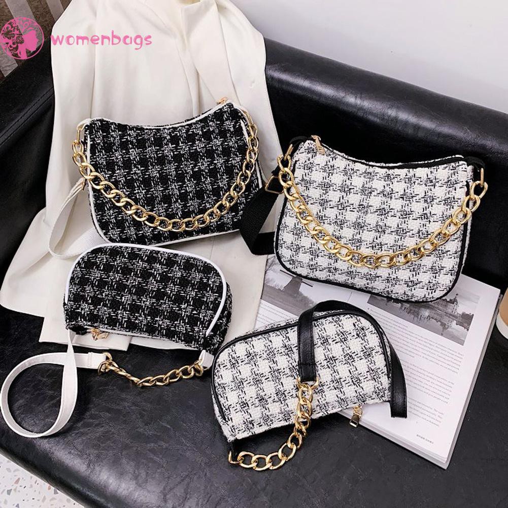 Túi Xách Len Có Dây Đeo Vai Phong Cách Vintage Cho Nữ | BigBuy360 - bigbuy360.vn